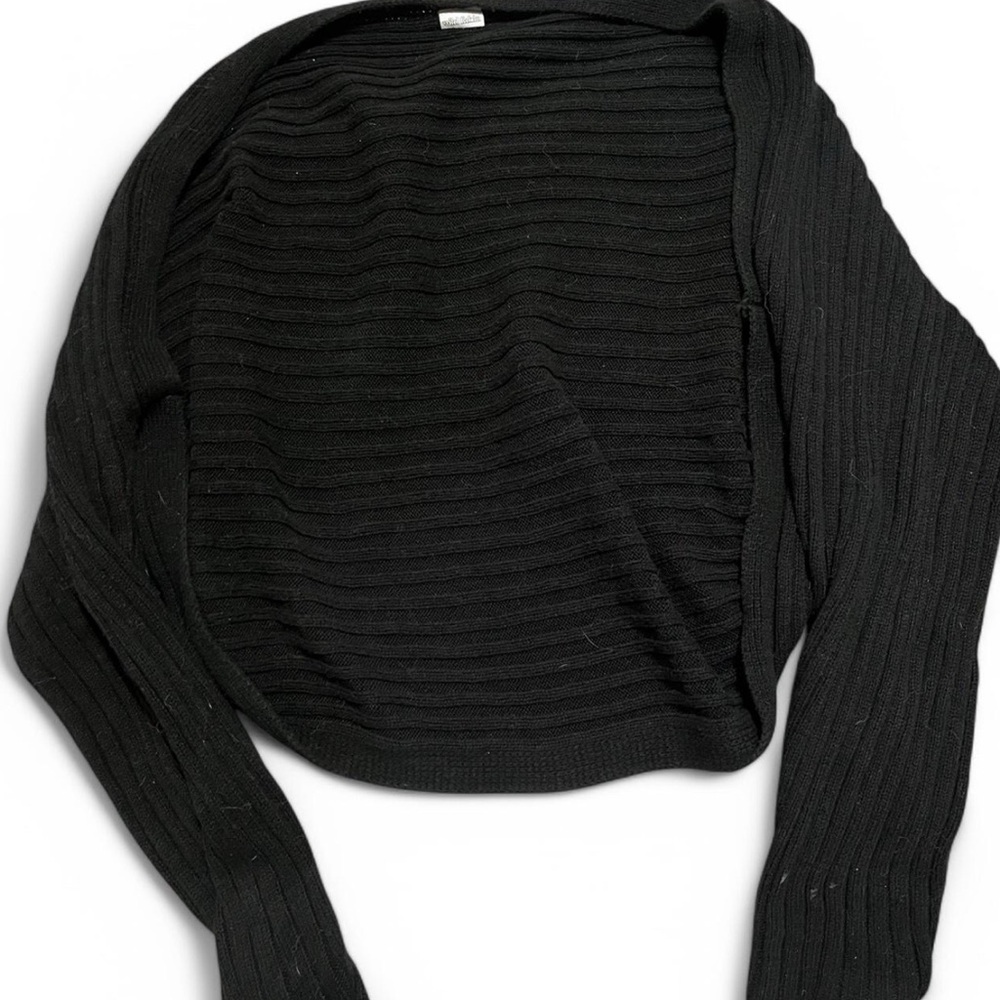 Wild Fable Black Ribbed Women's Bolero